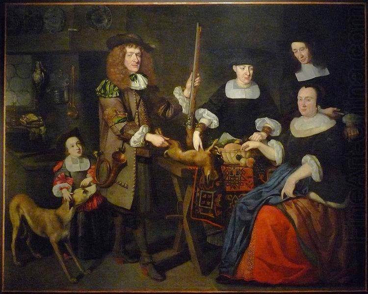 Retour de chasse. Portrait d'une famille strasbourgeoise, unknow artist